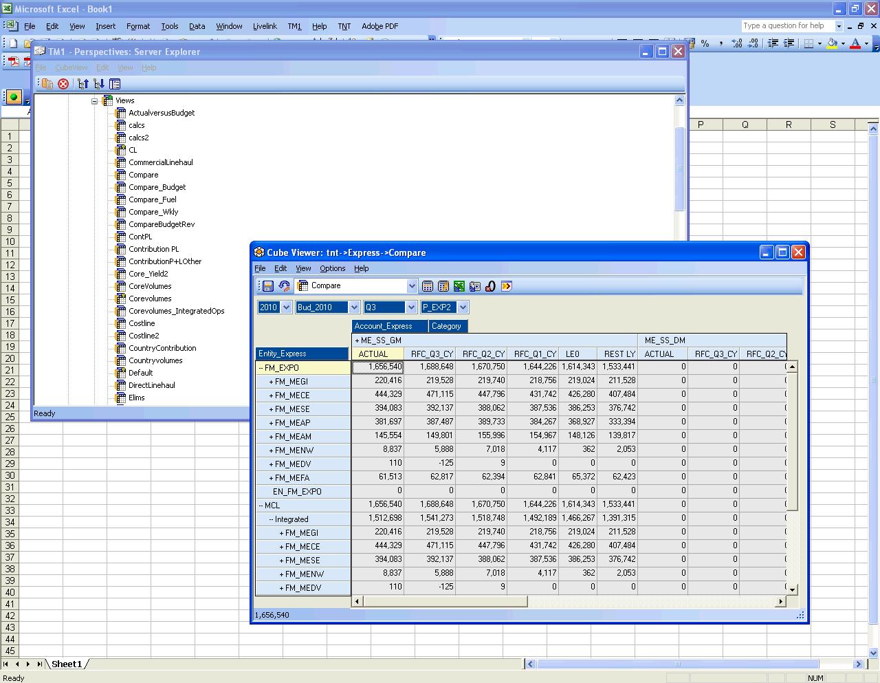 Windows opened before clicking on cross to close excel